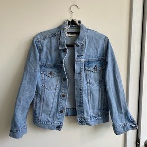 Reformation slim fitting denim jacket